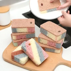 Cleaning Tools 5/10/20 Pieces Dishwashing Sponge Wood Pulp Cotton Color Magic Cleaning Sponge Pot Brush Kitchen Washing Tools