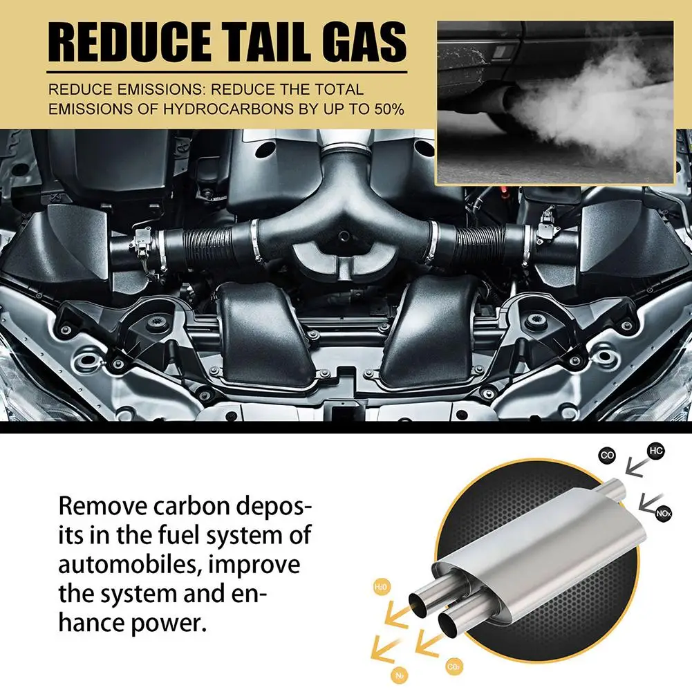 Car Engine Converter Cleaner Deep Cleaning Vehicle Catalytic Converter Cleaner Carbon Deposit Remove Automobile Cleaning Agent