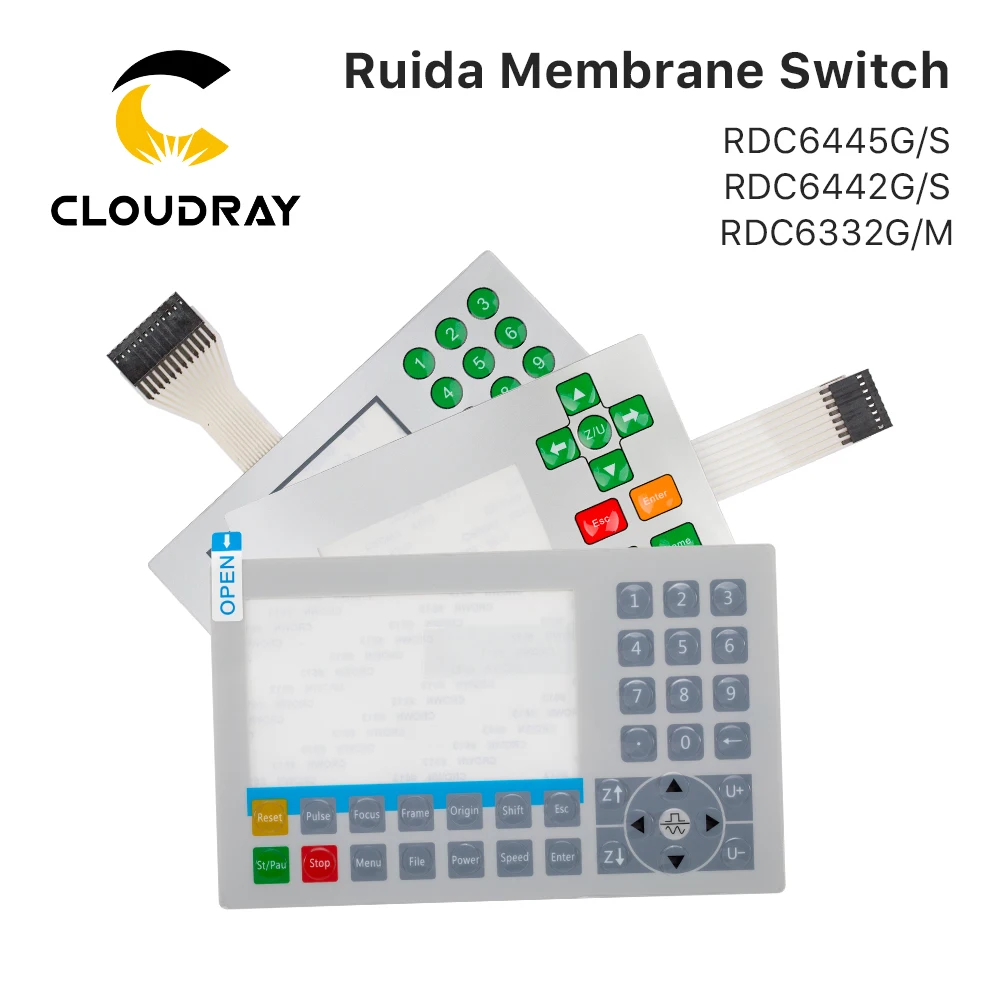 Przełącznik membranowy Ruida dla RDC6445S RDLC320-A RDC6332G RDC6332M RDC6442S RDC6442G kluczowa maska ​​klawiatury
