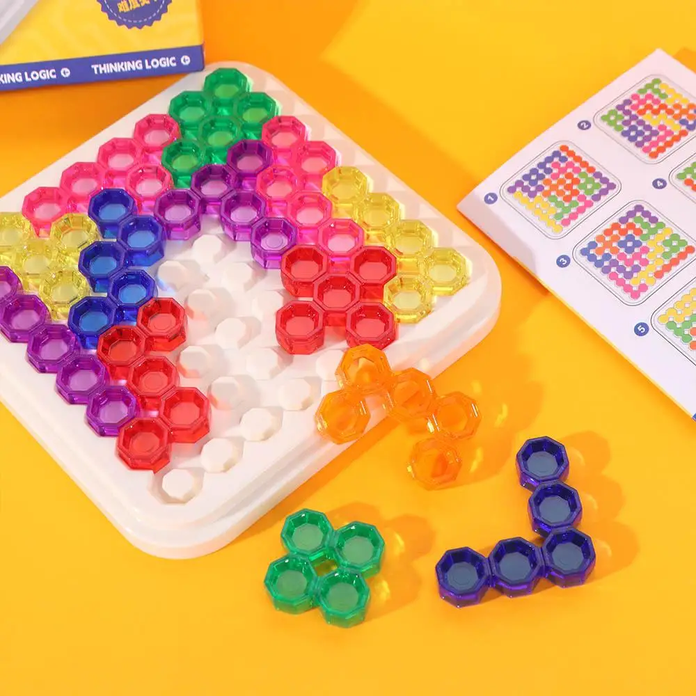 

Plastics Blocks Sudoku Board Game Geometric 40 Challenges Slide Puzzle Board Game Montessori Multipurpose