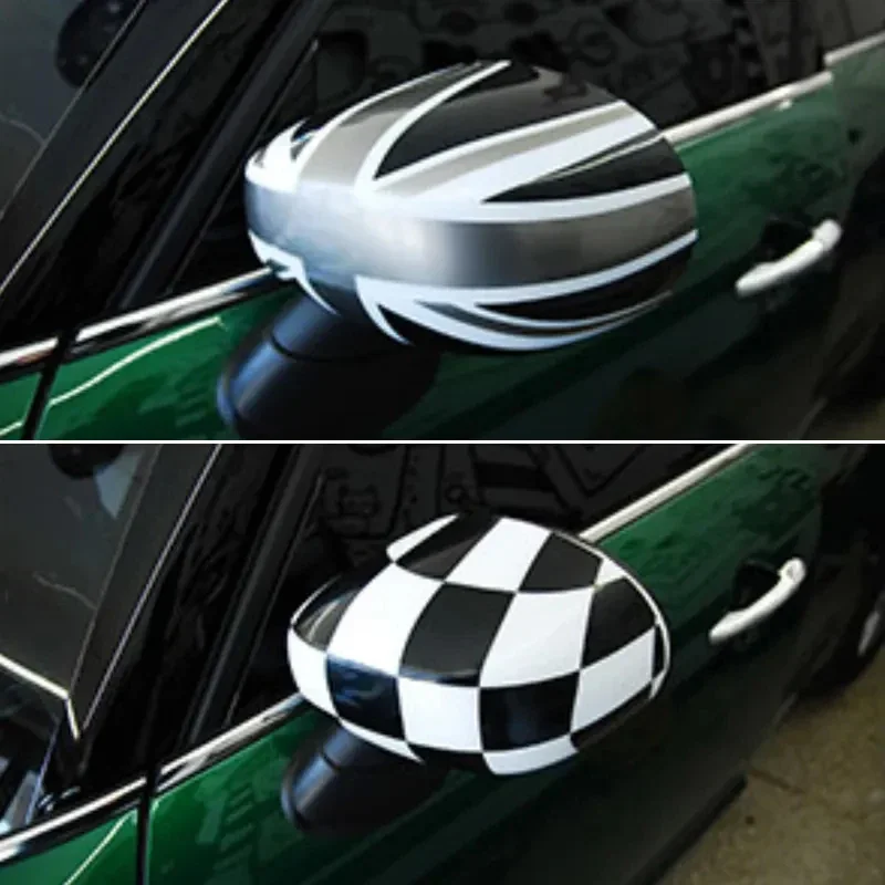 New Rearview Mirror Covers For Mini Cooper For S 2020 2021 2022 Countryman 19-24 Years For F60 F54 F55 F56 F57 Car Accessories
