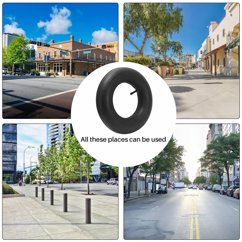 3.50 / 4.00-6 أنبوب الإطارات الأنبوب الداخلي عجلة الإطارات 350 / 400-6 Innertube Mini Moto المطاط صمام 6 #3