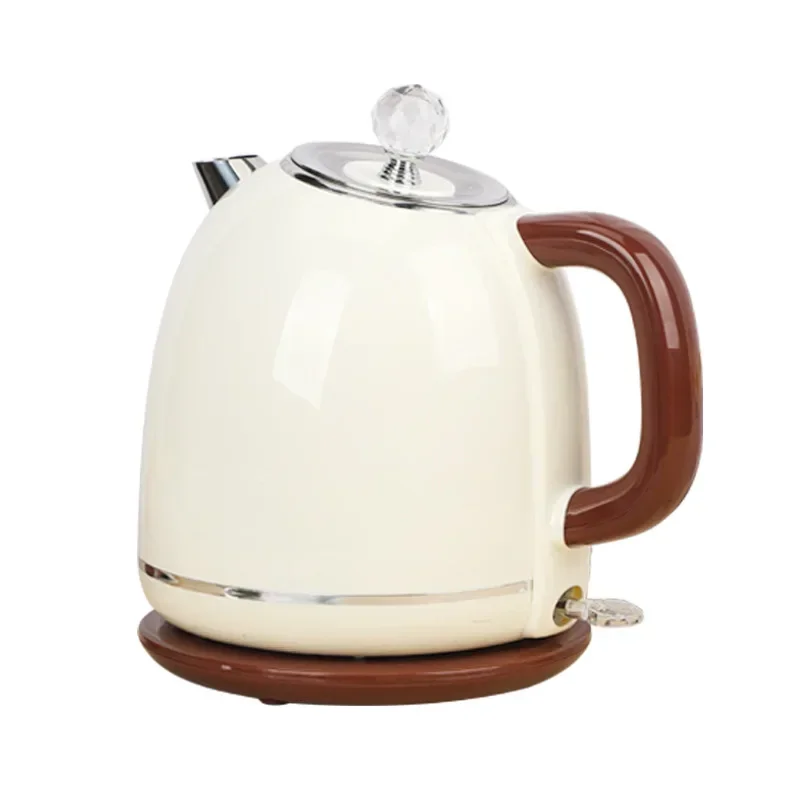 Electric kettle 1PC 1.8L 304 stainless steel liner low noise household hotel office automatic power-off kettle anti-scalding