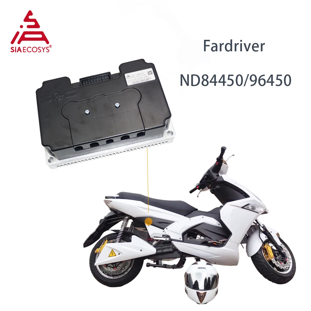 

Fardriver ND96450 ND84450 96V 450A Programmable Controller for Electric Motorcycle Sine Wave FOC ESC