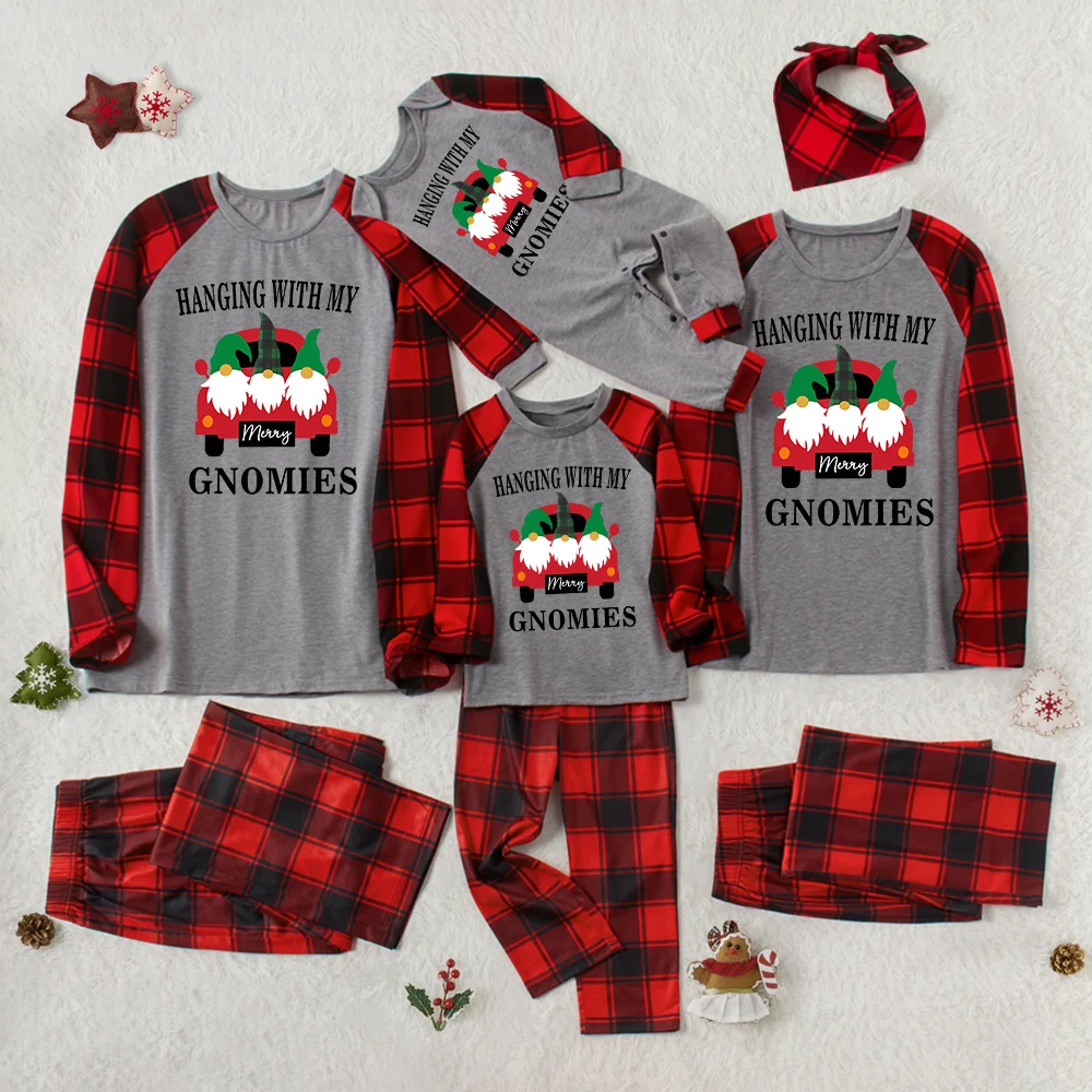 

Christmas Family Matching Outfits Dwarfs print Matching Sleepwear Christmas PJS Festival mommy and me clothe Family Look