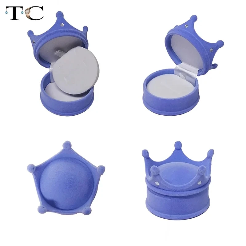 Crown shape Jewelry Packaging Box Ring earrings Necklace Pendant Storage Display box Proposal wedding gift box