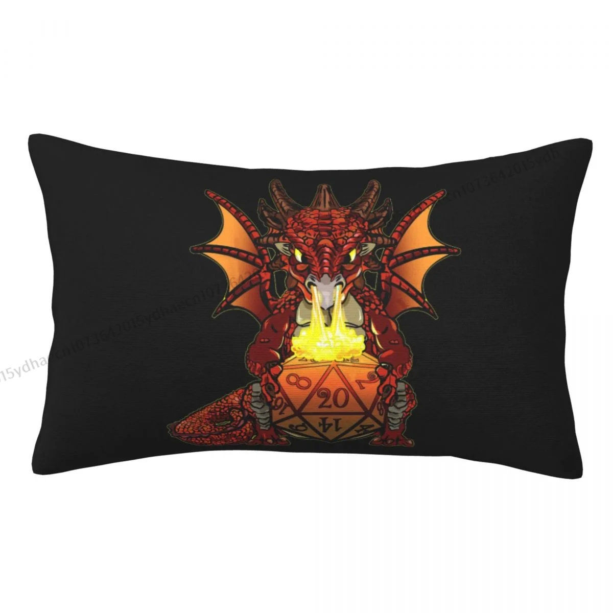 

Dragon Cojines Pillowcase DND Game Cushion Home Sofa Chair Print Decorative Coussin Pillow Covers