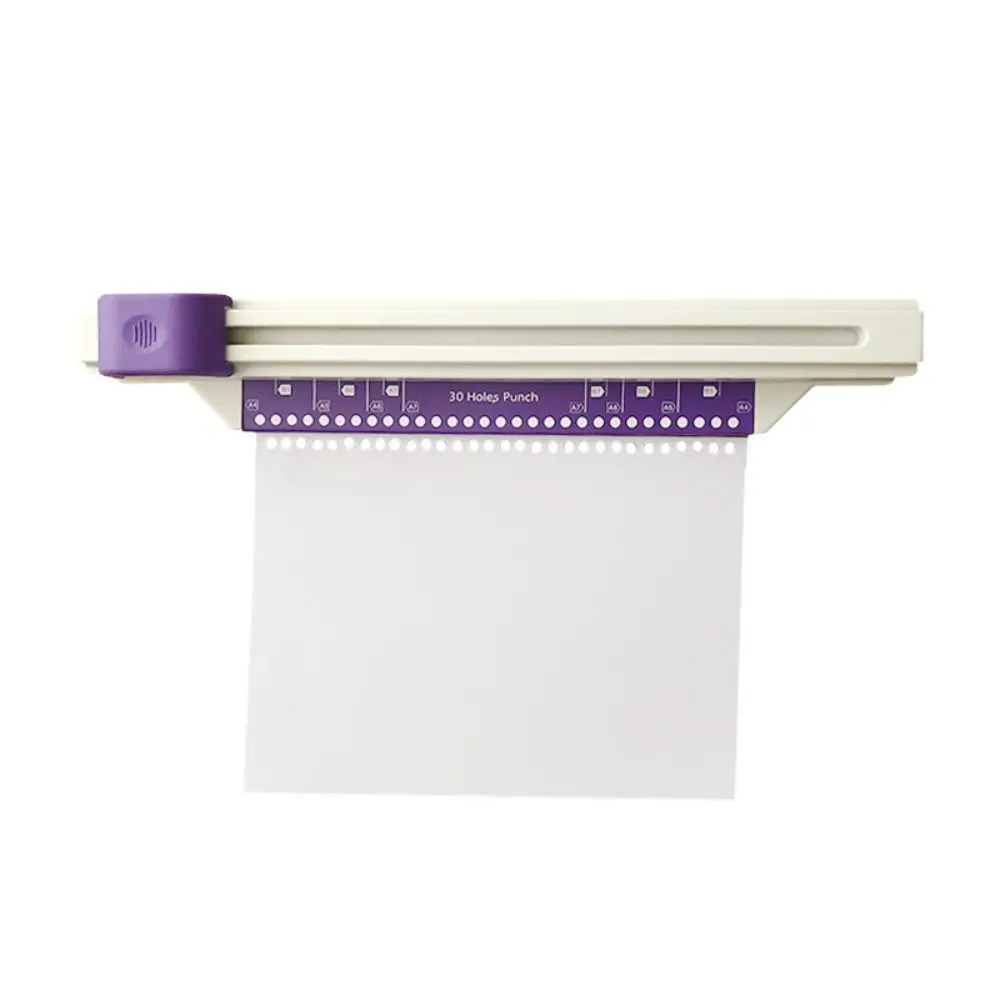 High Quality 30 Hole Paper Punching Machine Efficient Lightweight Paper Puncher Hole Punch Office Supplies