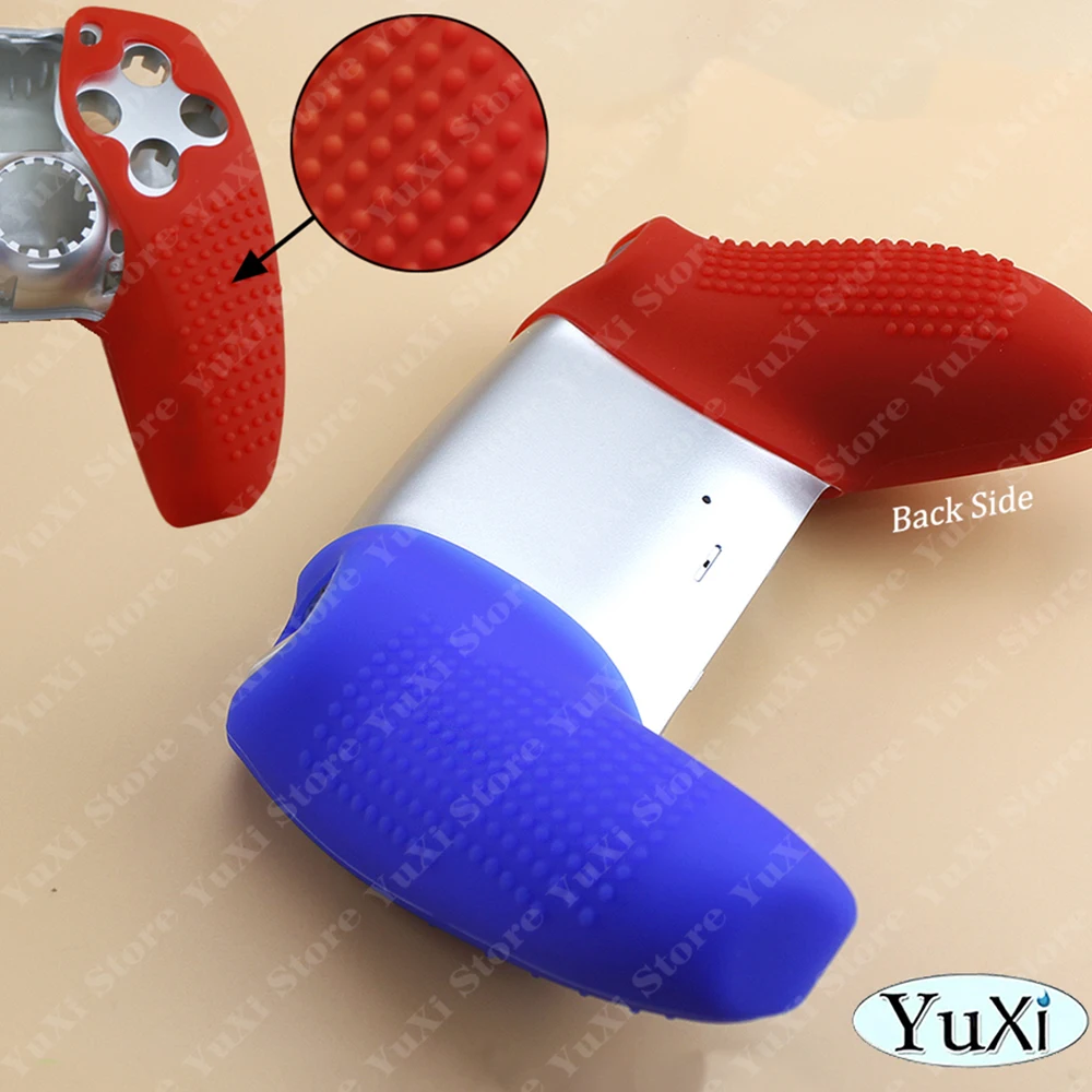 

For PS5 Split Silicone Cover Protection Skin for Playstation 5 Gamepad Controller Soft Case Sleeve Non-Slip Grip Cover BDM