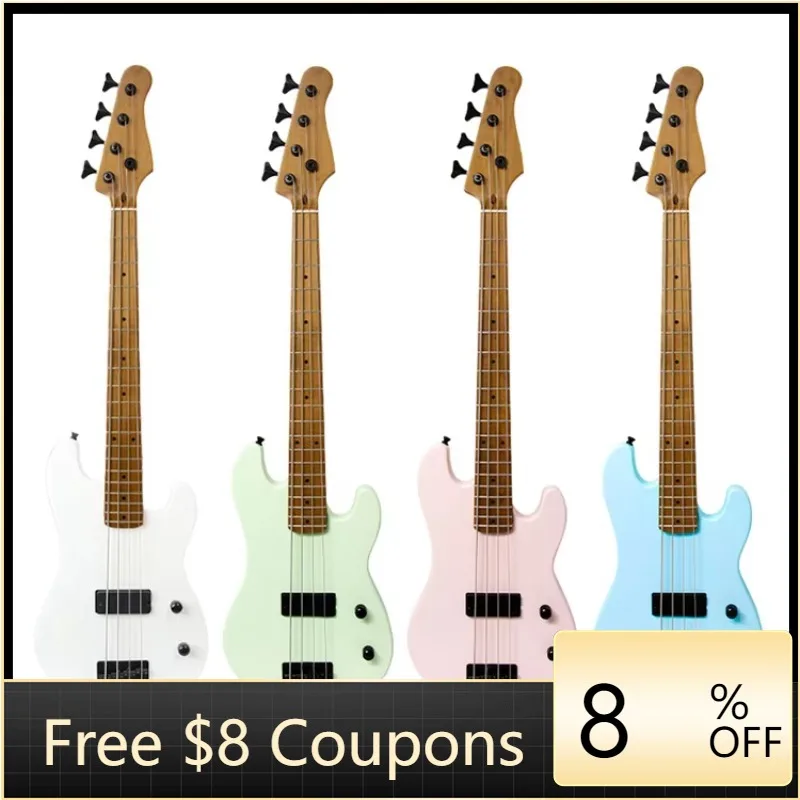 

STLF Professional Mini Bass Guitar Manufacturer Travel-Friendly Design 30 inch Bass with Gig Bag Short Scale for Easy Carrying