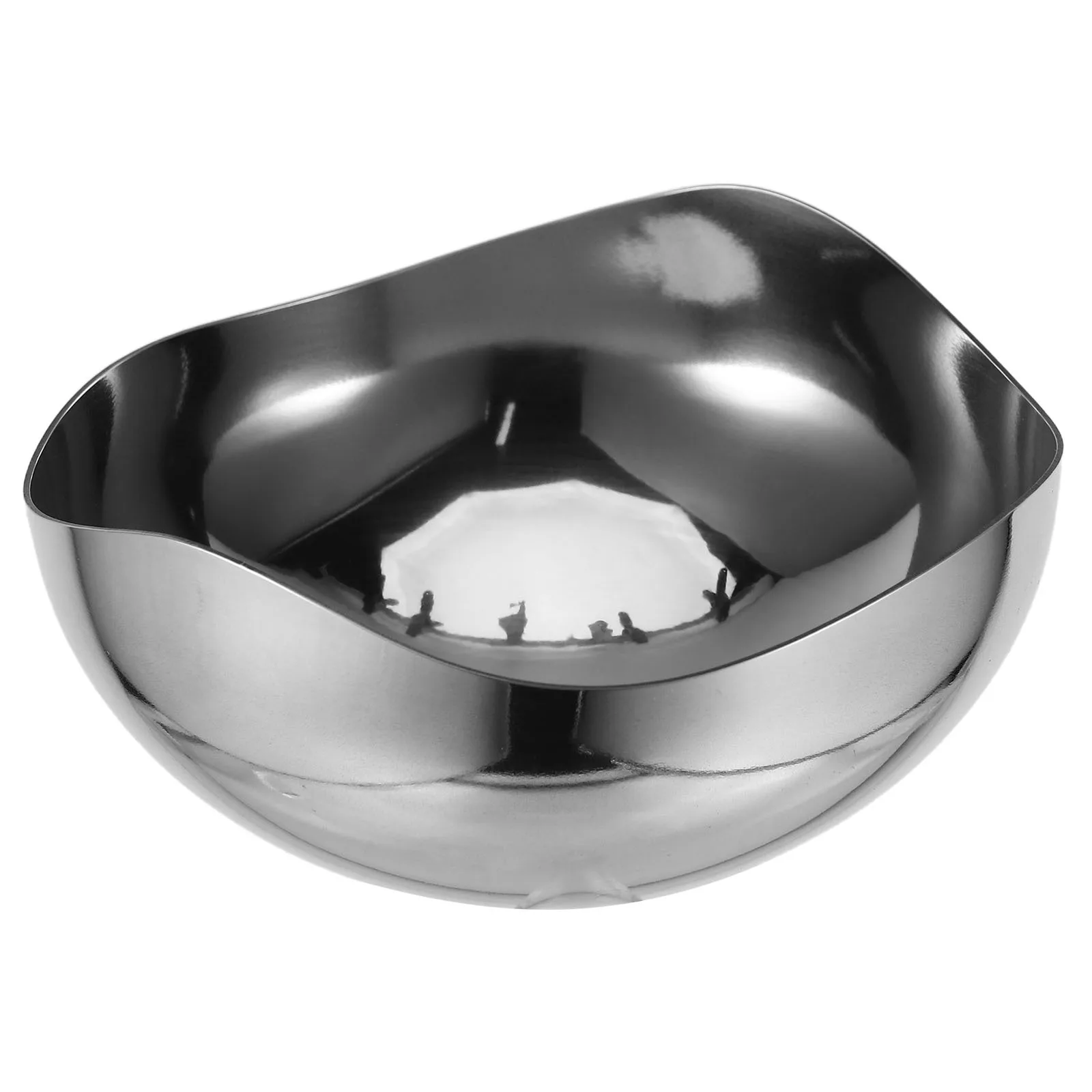 1 قطعة الفولاذ المقاوم للصدأ وعاء الفاكهة الجافة الثقيلة وعاء الوجبات الخفيفة للمطبخ المنزل فندق ريفي تخدم السلطانيات للمكسرات التوابل سلطة #1