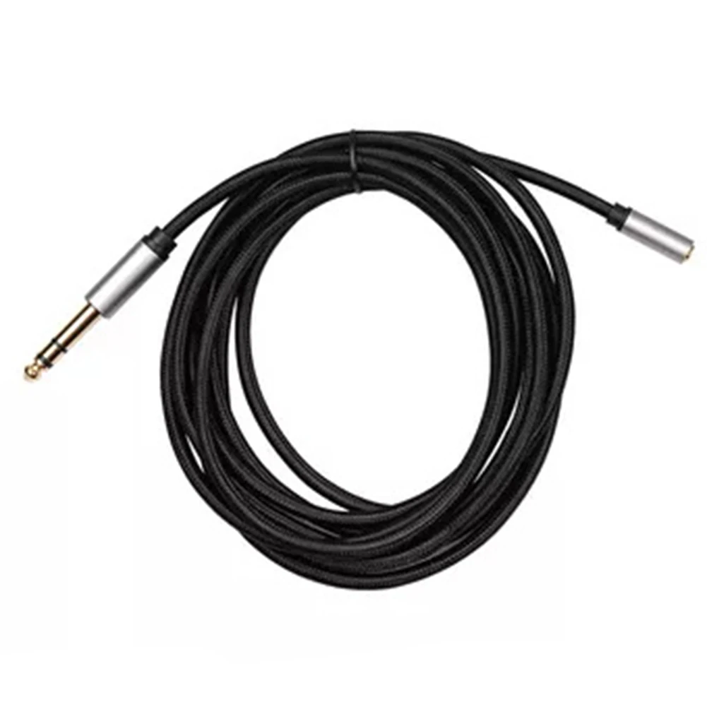 كابل توصيل صوتي من ذكر إلى أنثى ، مقبس ستريو TRS ، مضخم صوت للغيتار ، لوحة مفاتيح ، بيانو ، من من من من إلى إلى من