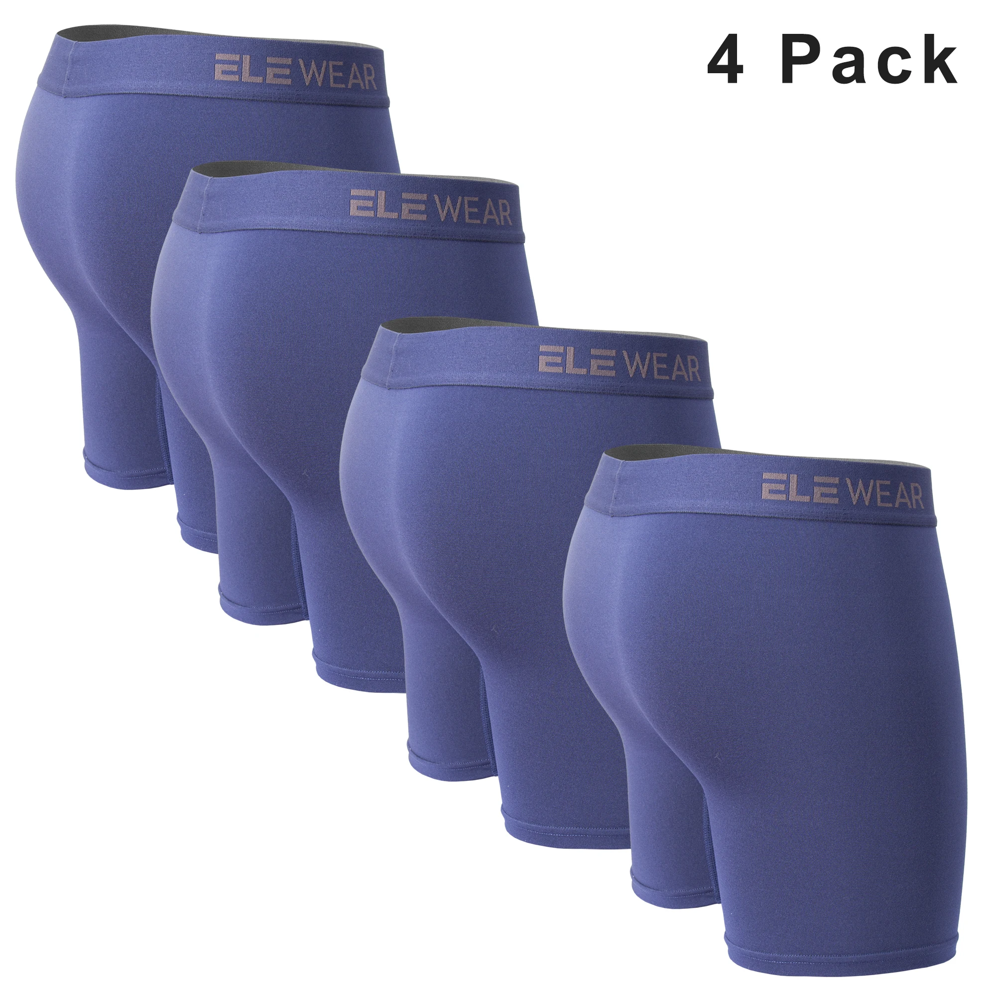 4 Pack Men Underwear With Opening Breathable Mens Boxershorts Men\'s Panties Underpants Plus Size Fashion Boxers Brief
