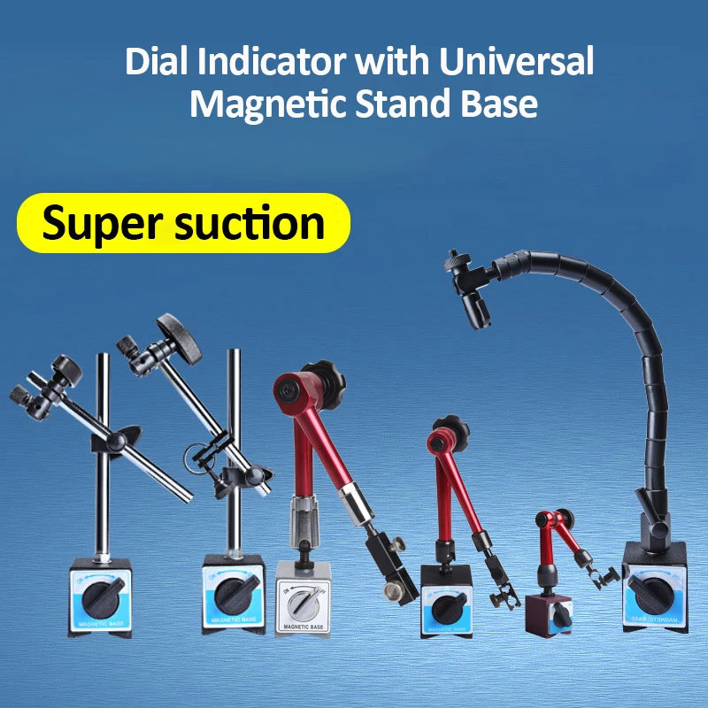 

Dial Test Indicator Gauge Universal Magnetic Base Holder Stand Table Scale Precision Indicators Center Finder Measurement Tool