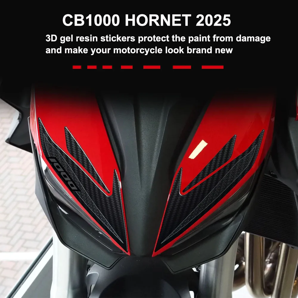 

For Honda CB1000 Hornet 2025 3D Resin Protective Sticker Fuel Tank Pad Stickers Kit Waterproof Scratch-Resistant Full Protection