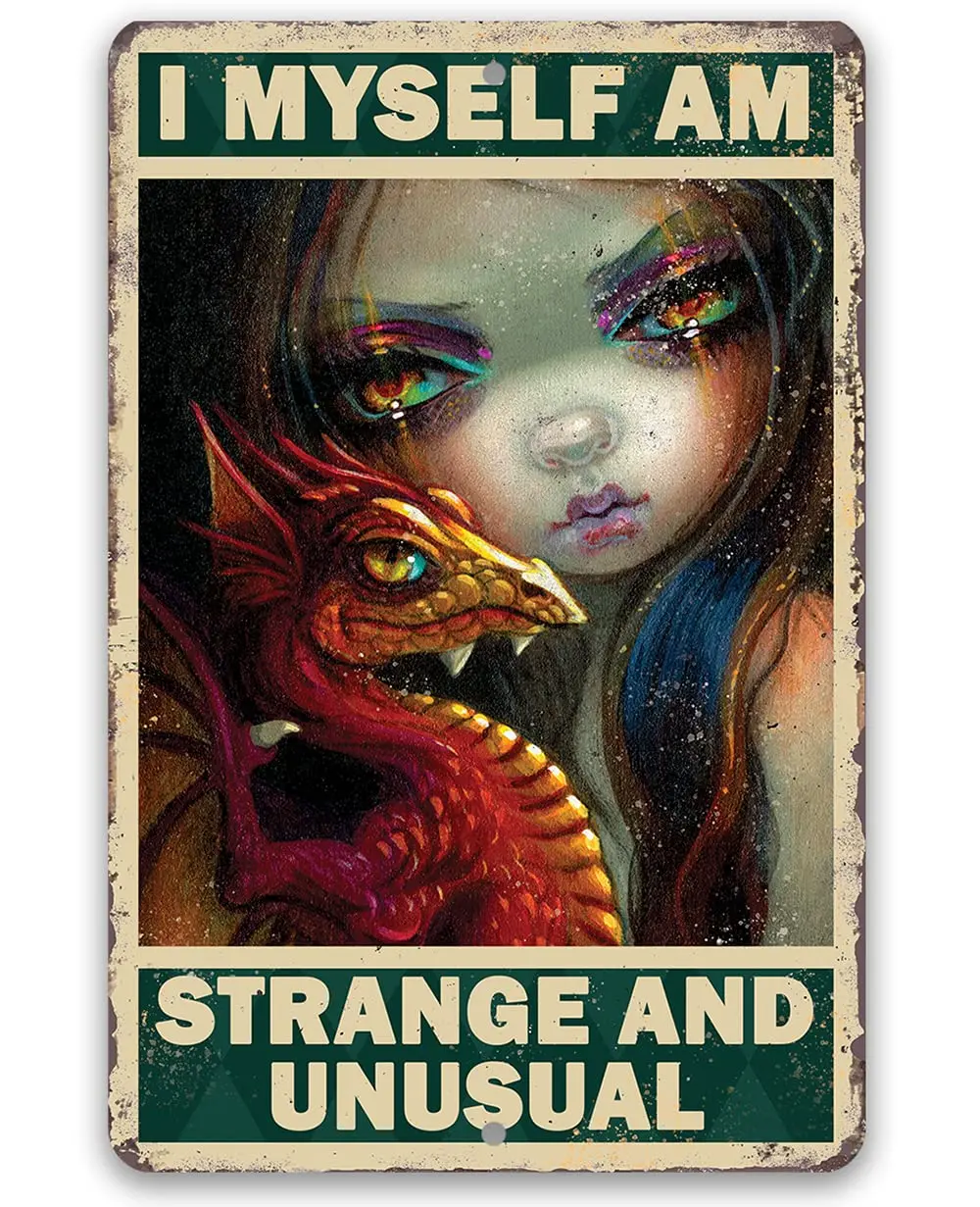 Strangeling You Don't Deserve Me at My Best - Gothic Inspirational Quote Cottagecore Fairycore Fairy Grunge Goth Print, sign