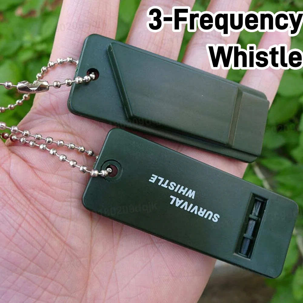 

1-5pcs 3-Frequency Whistle High Decibel Survival Portable Outdoor Audio Whistle Camping Emergency Hiking Accessories Edc Tool