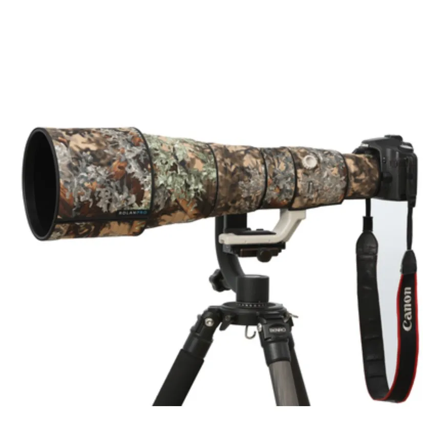 ROLANPRO Waterproof Lens Camouflage Coat Rain Cover For Sony FE 600mm F/4 GM OSS Lens Protective Case Guns Sleeve Clothing