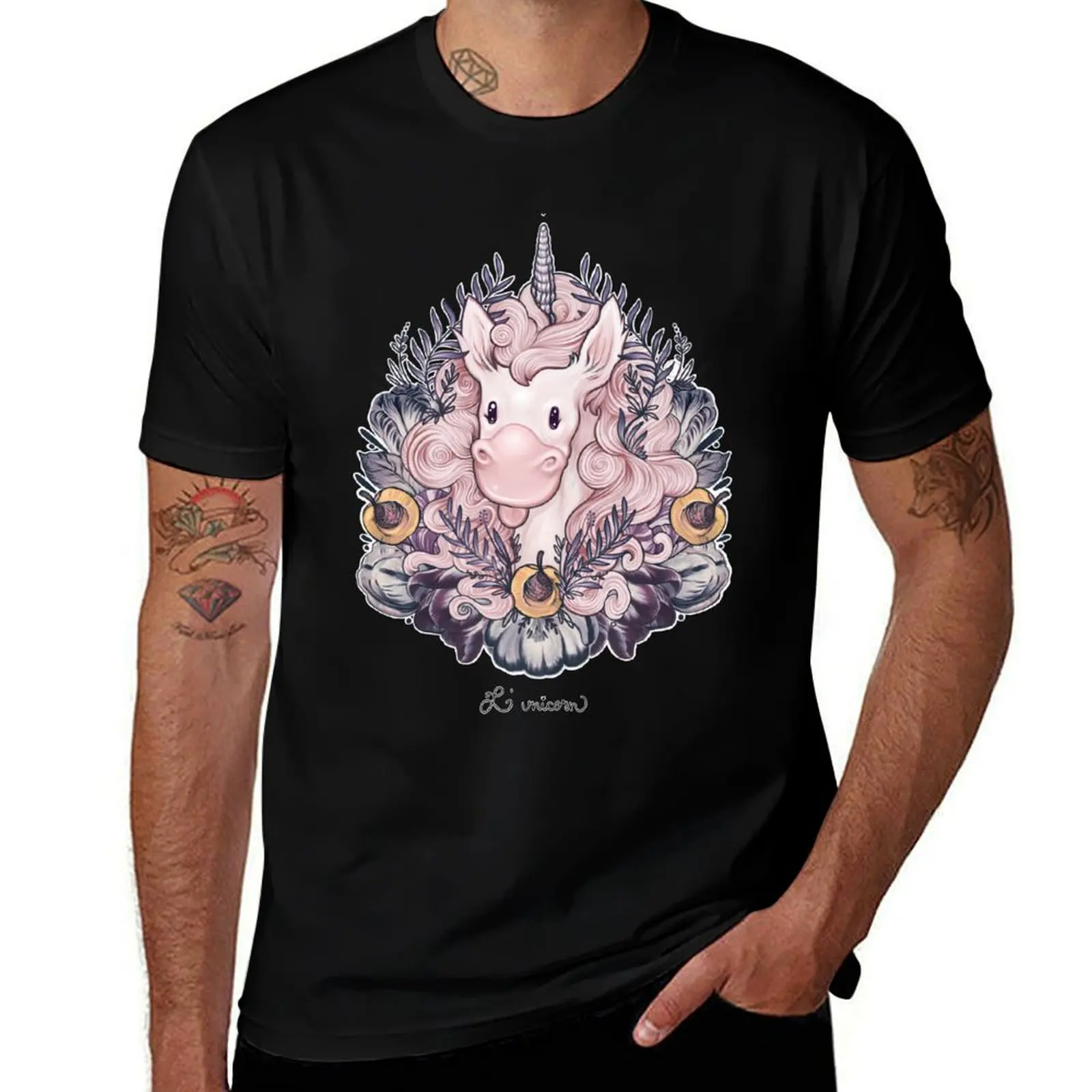 

A Majestic Apricot Unicorn T-Shirt graphic t shirts for man t shirts for man pack cotton T-Shirt