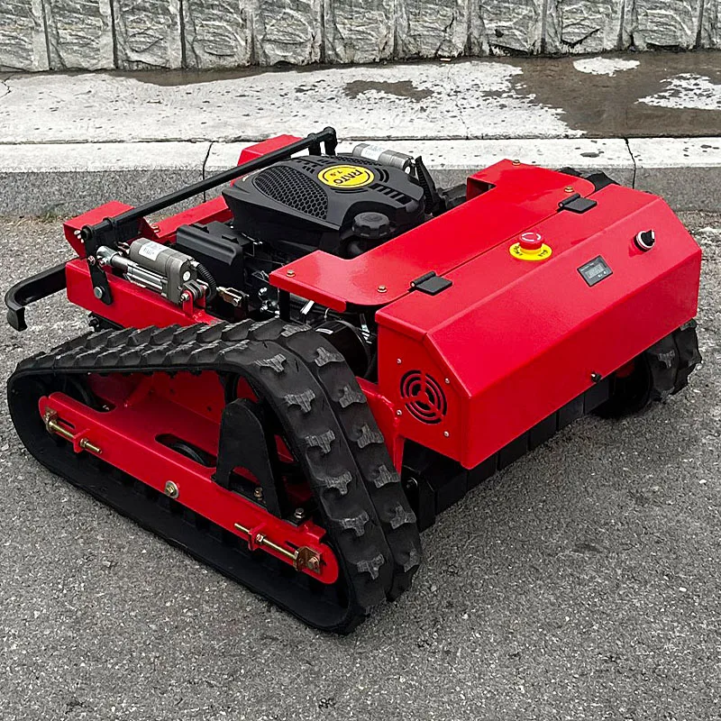 Mesin Pemotong Rumput Mini Laris Manis dengan Remote Control, Dilengkapi Komponen Inti Mesin dan Motor