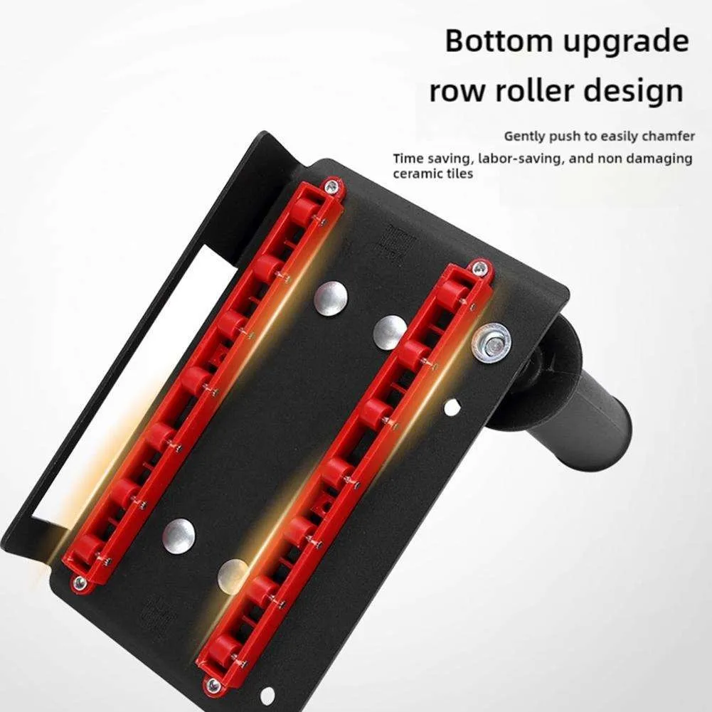 Angle Grinder Stand Corner Cutting Bracket Tile Cutter Tool Black Color 45 Degree Tile Chamfering Tool Adjustable Range