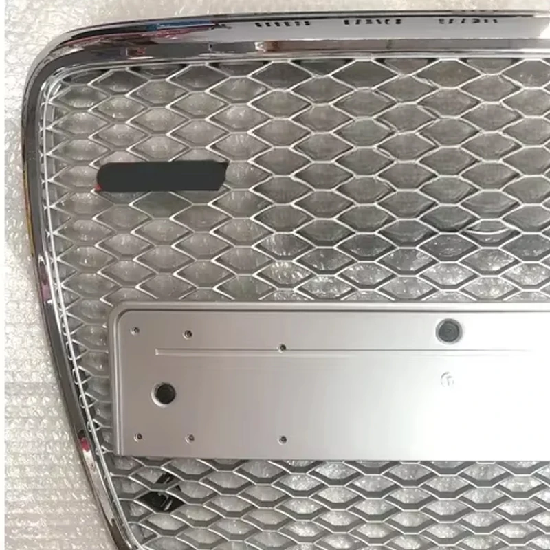 Car Front Bumper Grill Center Grille for Audi A6/S6 C6 2005 - 2011 (Refit for RS6 Style) Car-styling Accessories Without Emblem