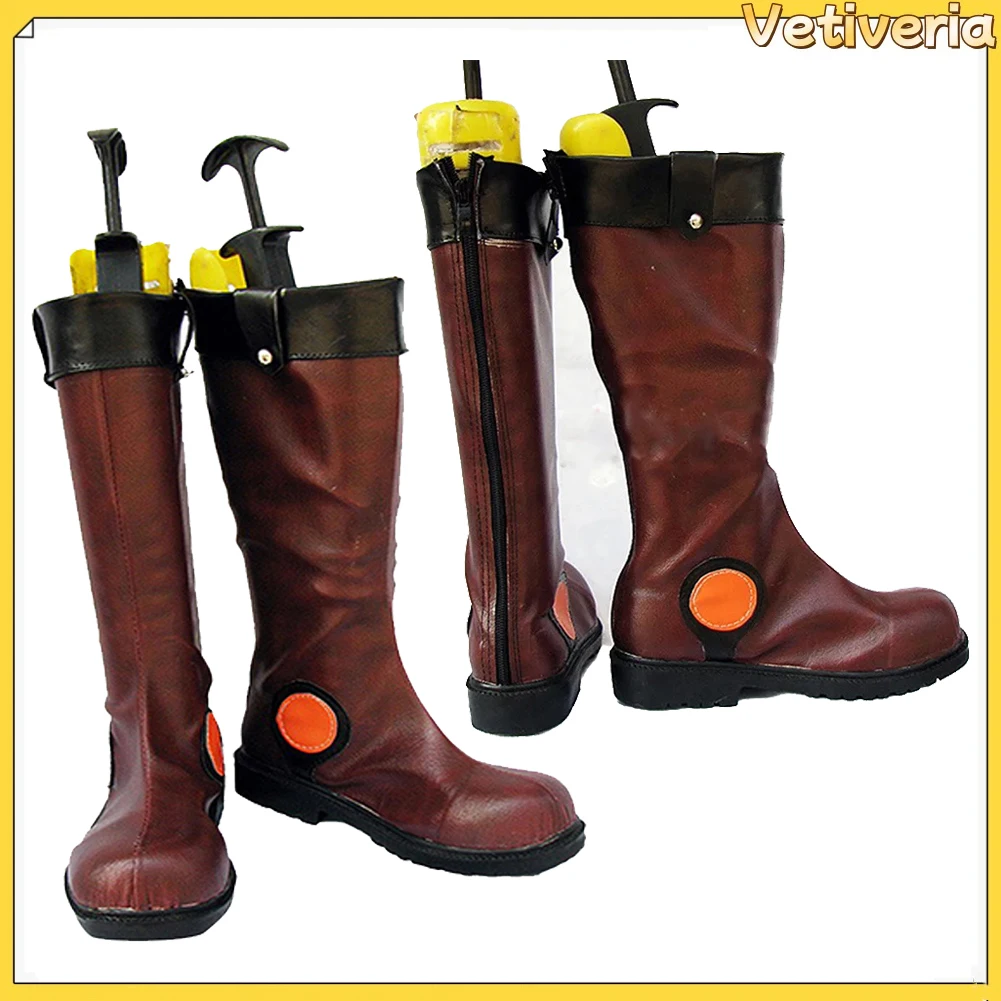 

Fantasia Fudo Yusei Cosplay Adult Men Women Shoes Boots Anime Footwear Halloween Carnival Party Costumes Custom Made Accessories