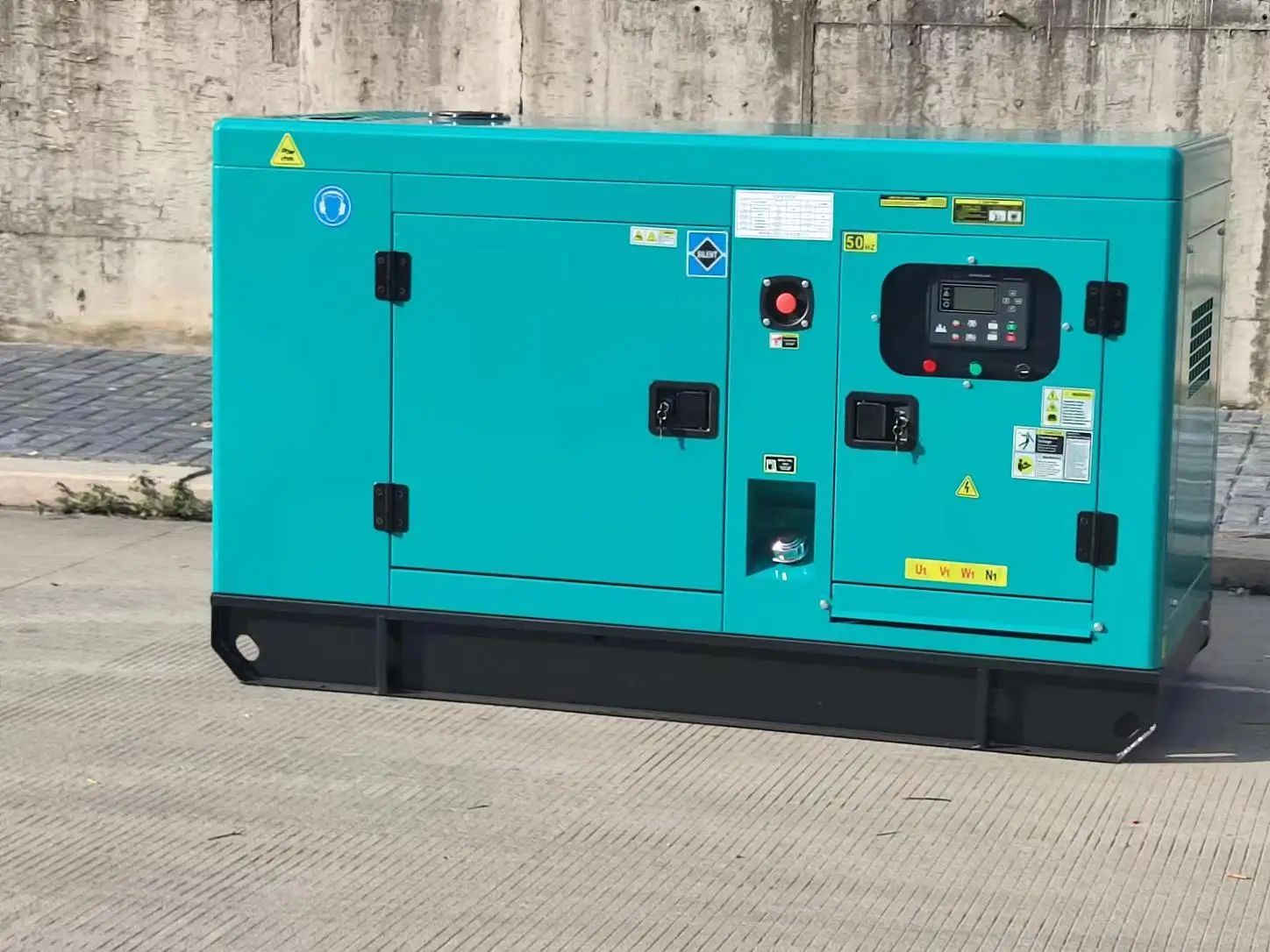 New Industrial 100KW Diesel Generator Set Three Phase Four Wire Commercial Brushless Silent High Power Generator Set