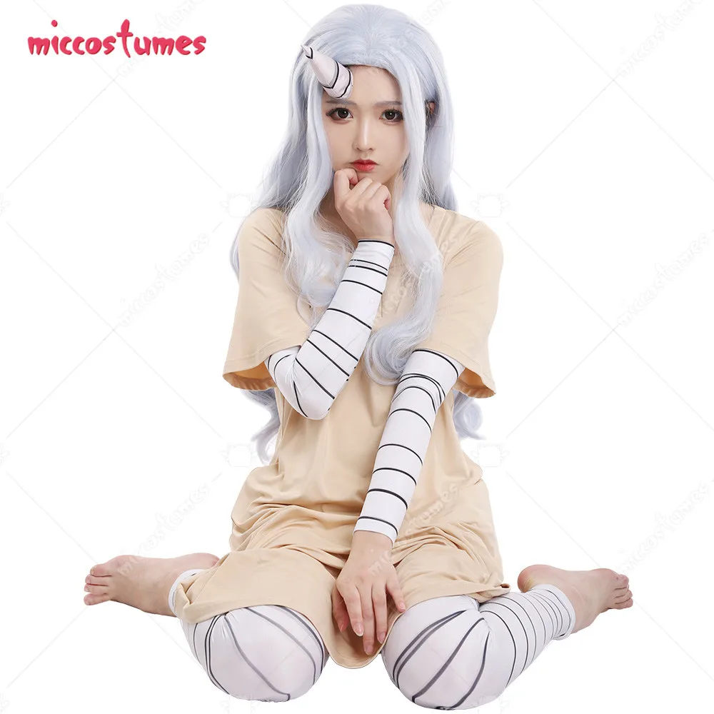 

Women Eri Cosplay Costume Dress with Horn