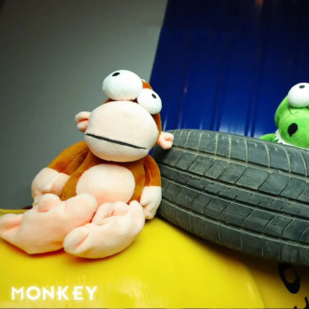 

Student Children Big Eyes Forest Animals Giraffe Plushies Stuffed Animal Cartoon 25cm Elephant Monkey Christmas Gifts