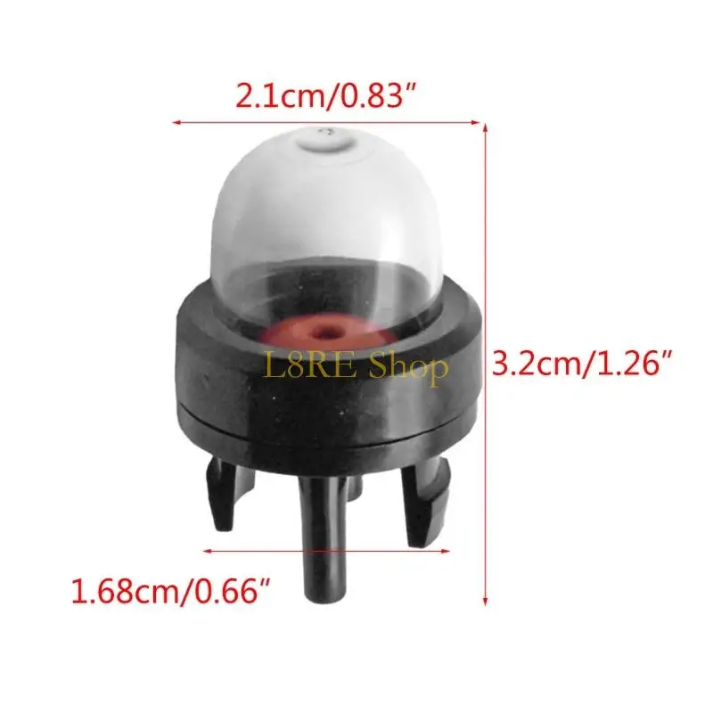 L8RE Replacement Primer Bulb with Oil Line Small Engine Poulan Chainsaw Primer Bulb for MS210 MS230 MS250 HT250