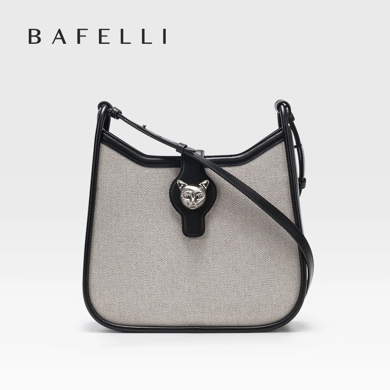 

BAFELLI 2025 CAT LUXURY BRAND NEW WOMEN'S SHOULDER BAG TRENDING RETRO STYLE VINTAGE CROSSBODY PURSE UNISEX MESSENGER BAGS