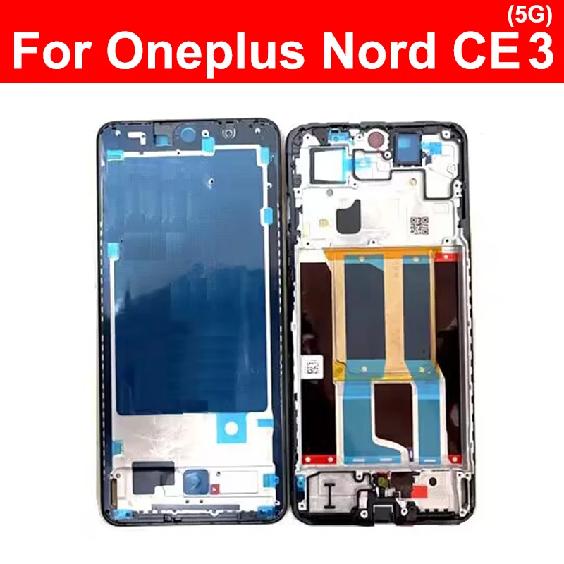 Front Cover Housing For OnePlus 1+ Nord N100 N200 N300 N20 CE3 CE2 Lite 5G Front LCD Frame Middle Housing Parts