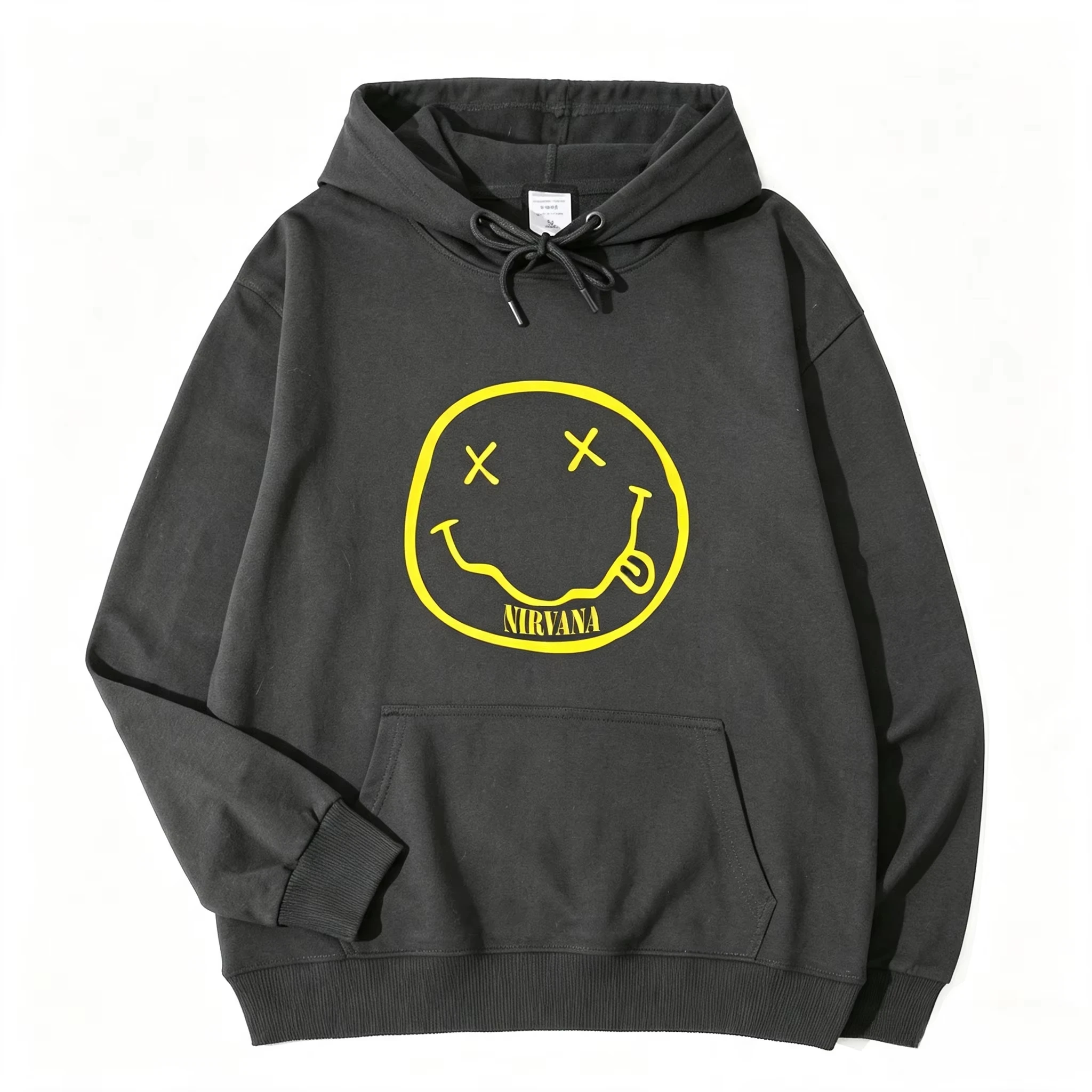 Band Rock-Nirvana Hoodie Men's and Women's Long Sleeve High-quality Fall and Winter Street Casual Hoodie Hip-hop Y2K Street Top