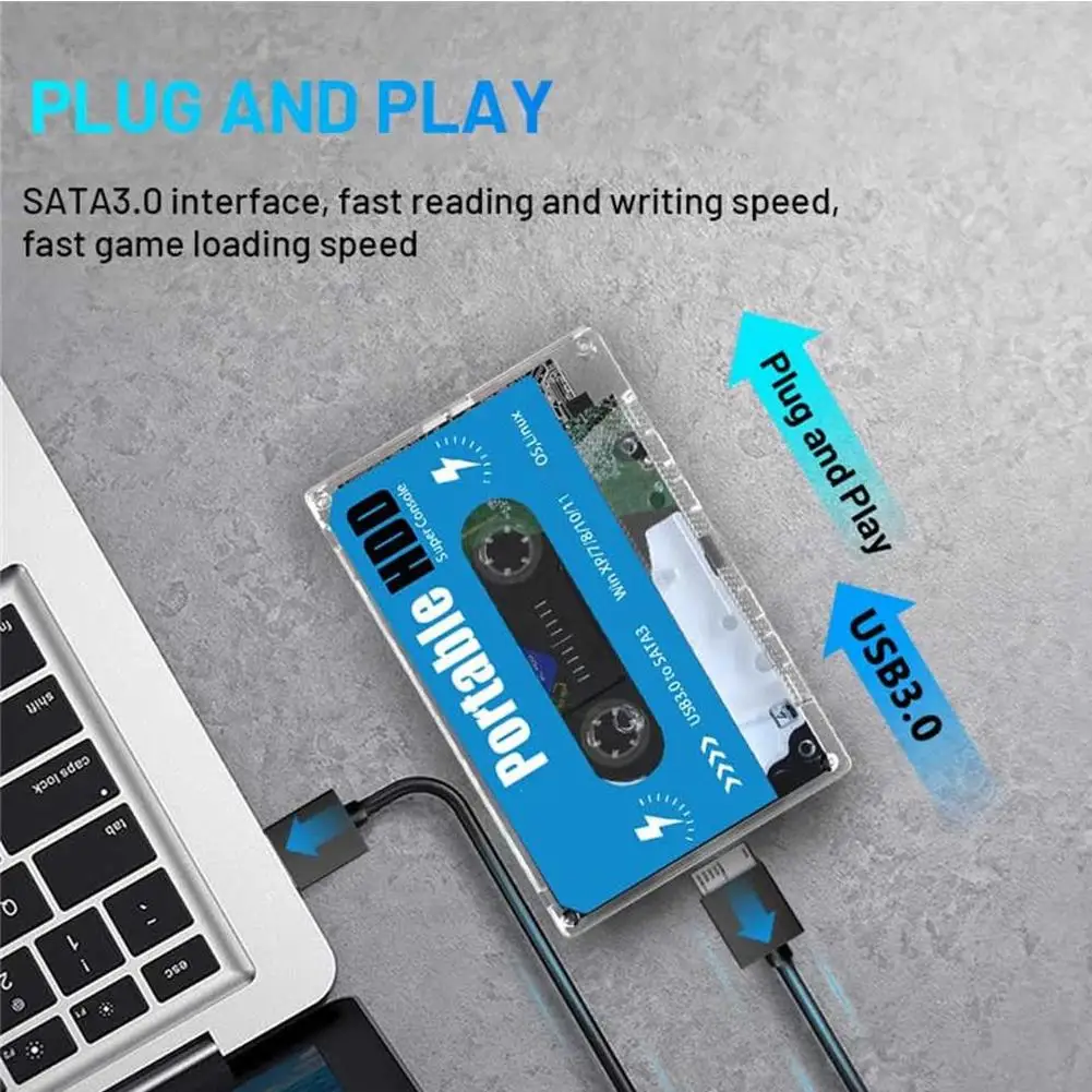 500GB Large Capacity Batocera Console Compatible With Mechanical Plug-and-play Game 3.0 Hard Consoles Drive USB Various Gam H3S1