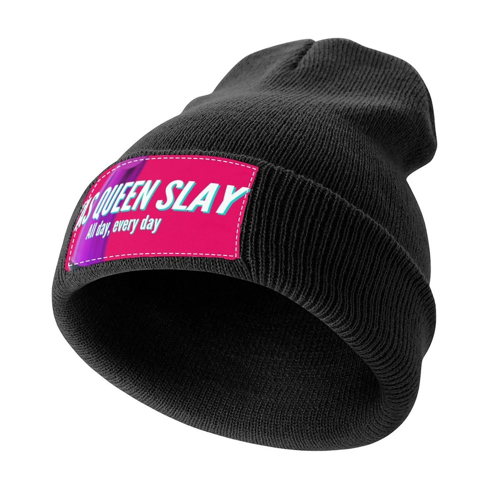 Yas Queen Slay - All day,everyday Knitted Cap |-F-| Hat Beach Thermal Visor Golf Wear Men Women's