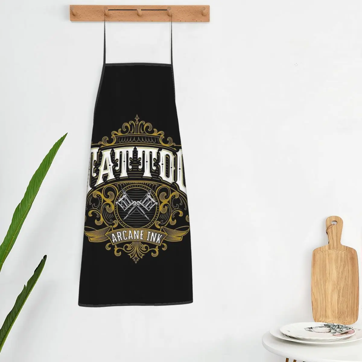 Tattoo Artist Tattooists Apron Chef Cuisine Tablier Sleeveless Bib Kitchen Cleaning Pinafore for Women Men Painting