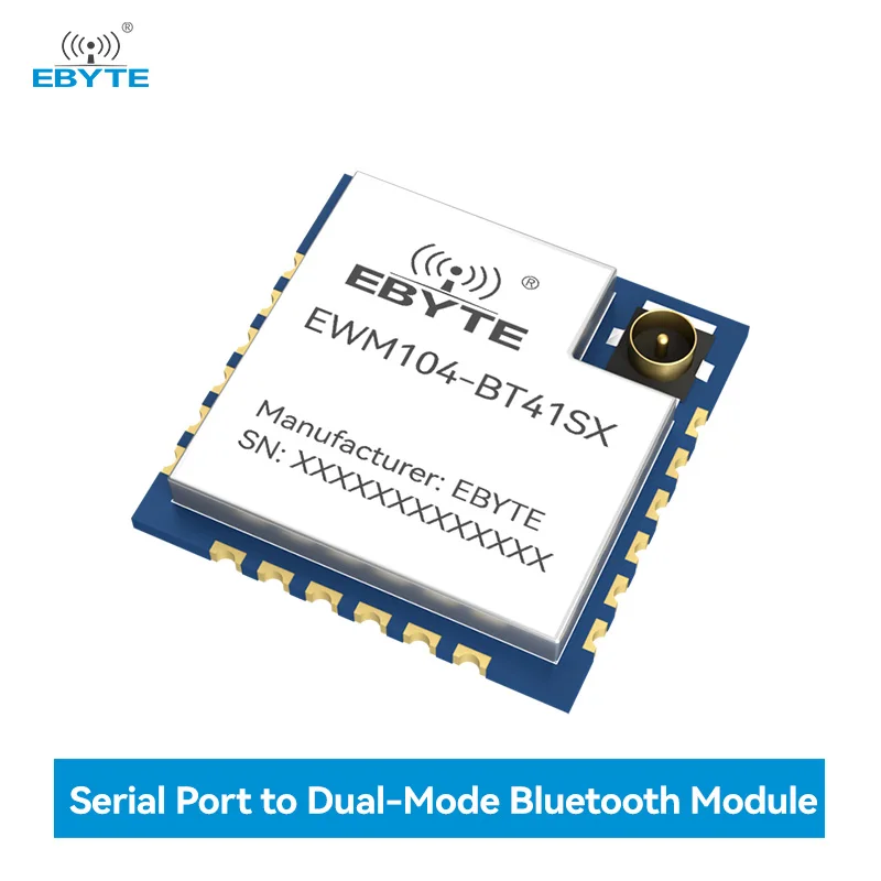 Módulo BLE de modo dual EBYTE EWM104 Módulo inalámbrico serie E104 Configuración de puerto serie BLE5.4 Comando AT de bajo consumo de energía