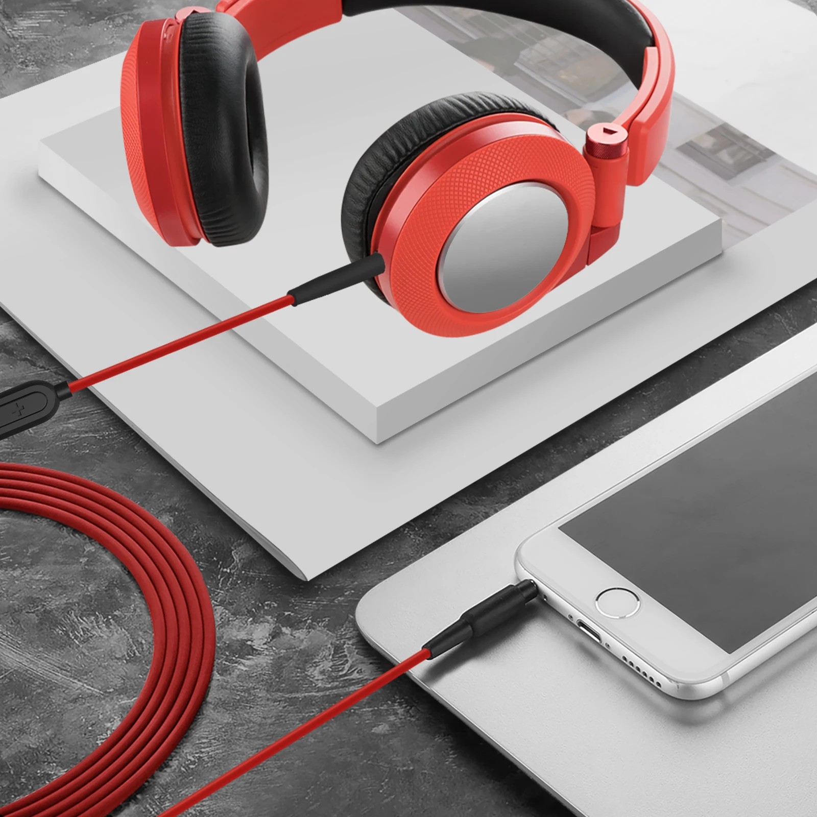 Geekria Audio Cable with Mic Compatible with JBL Tune 770NC 760NC Live 660NC 650BTNC Headphones image 6