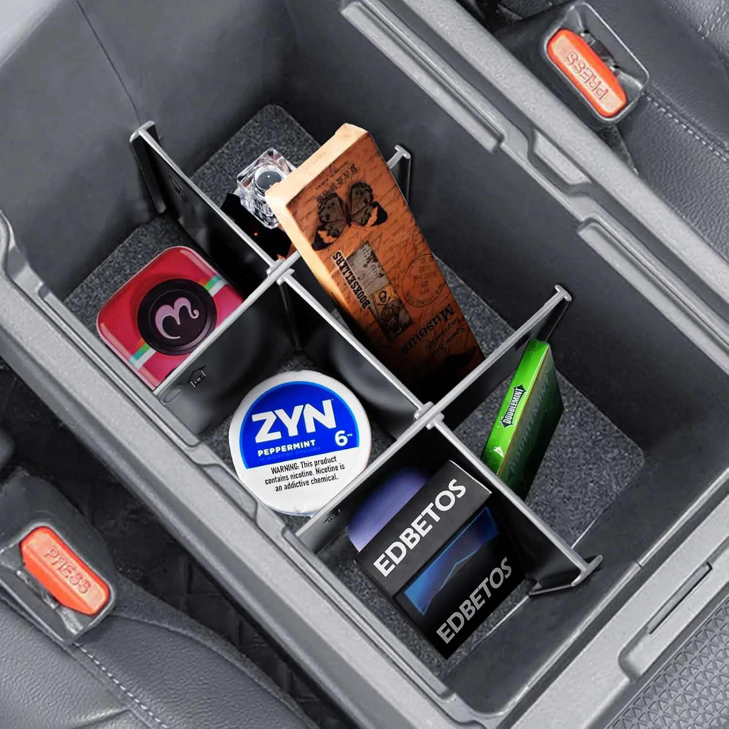 

Kptidy Center Console Divider Organizer Compatible with 2023 2024 2025 Honda CRV Accessories Armrest Secondary Insert Dividers