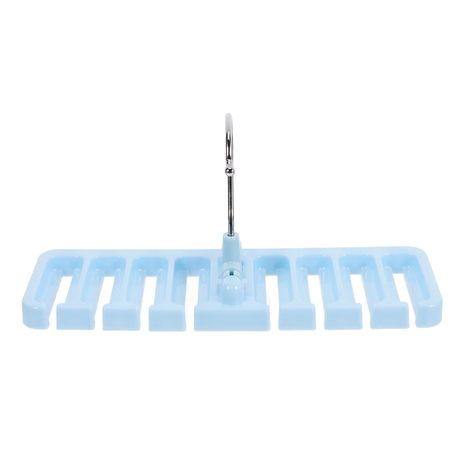 

Multifunctional Hanger For Space Saving Tie Holder Necktie Organizer Abs Material Easy Install Sky-Blue Accessory