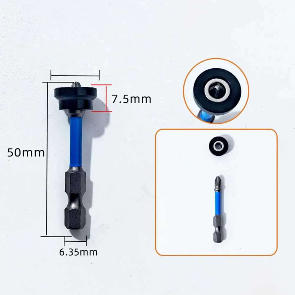 2pcs Positioning Drywall Screwdriver Bits Plasterboard Screws Locating Batch Positioning Screwdriver Bits Hand Tools