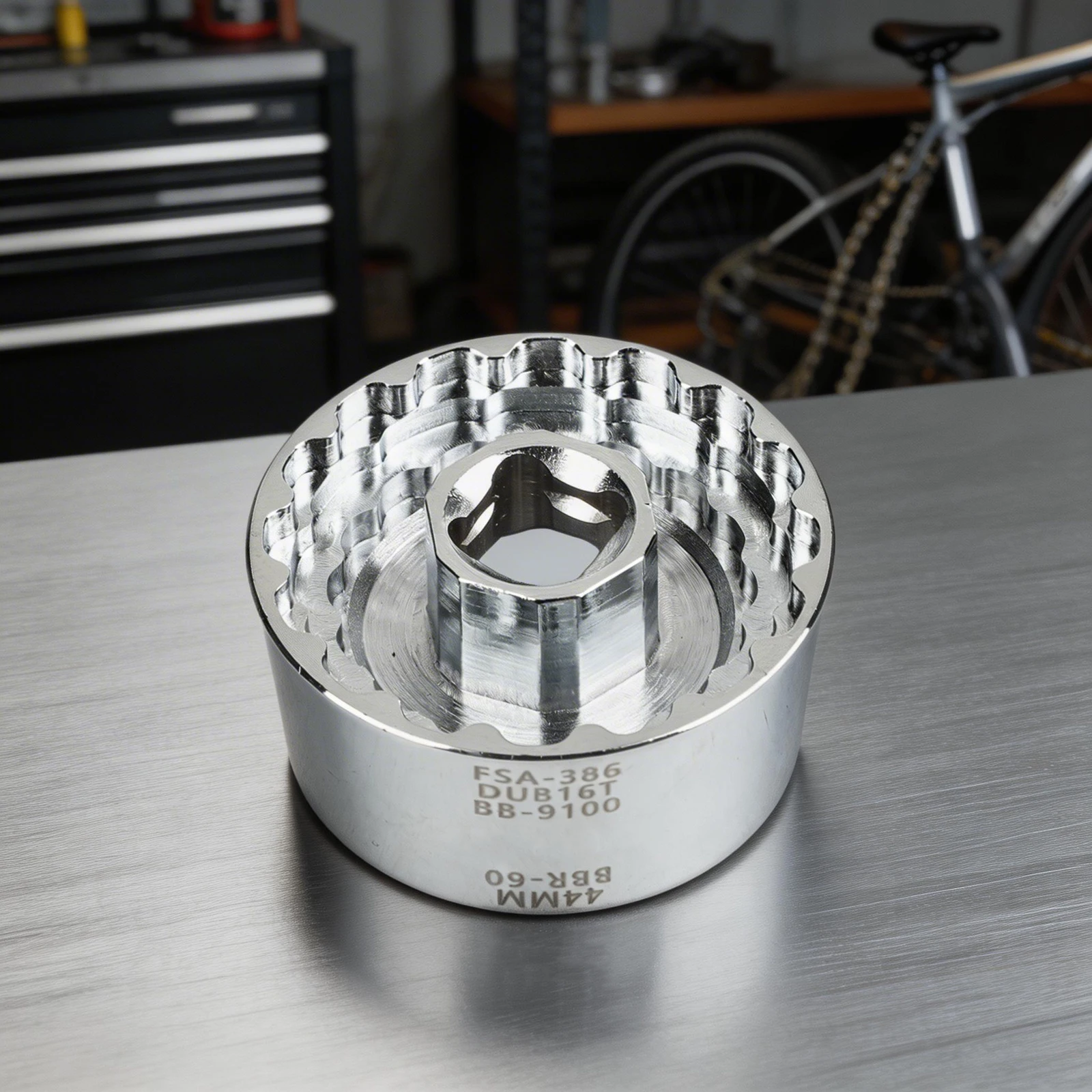 

5-in-1 Bicycle Bottom Bracket Remover For 44mm R60 BB-9100 DUB16T FSA386 Socket Maintenance Repair Tools