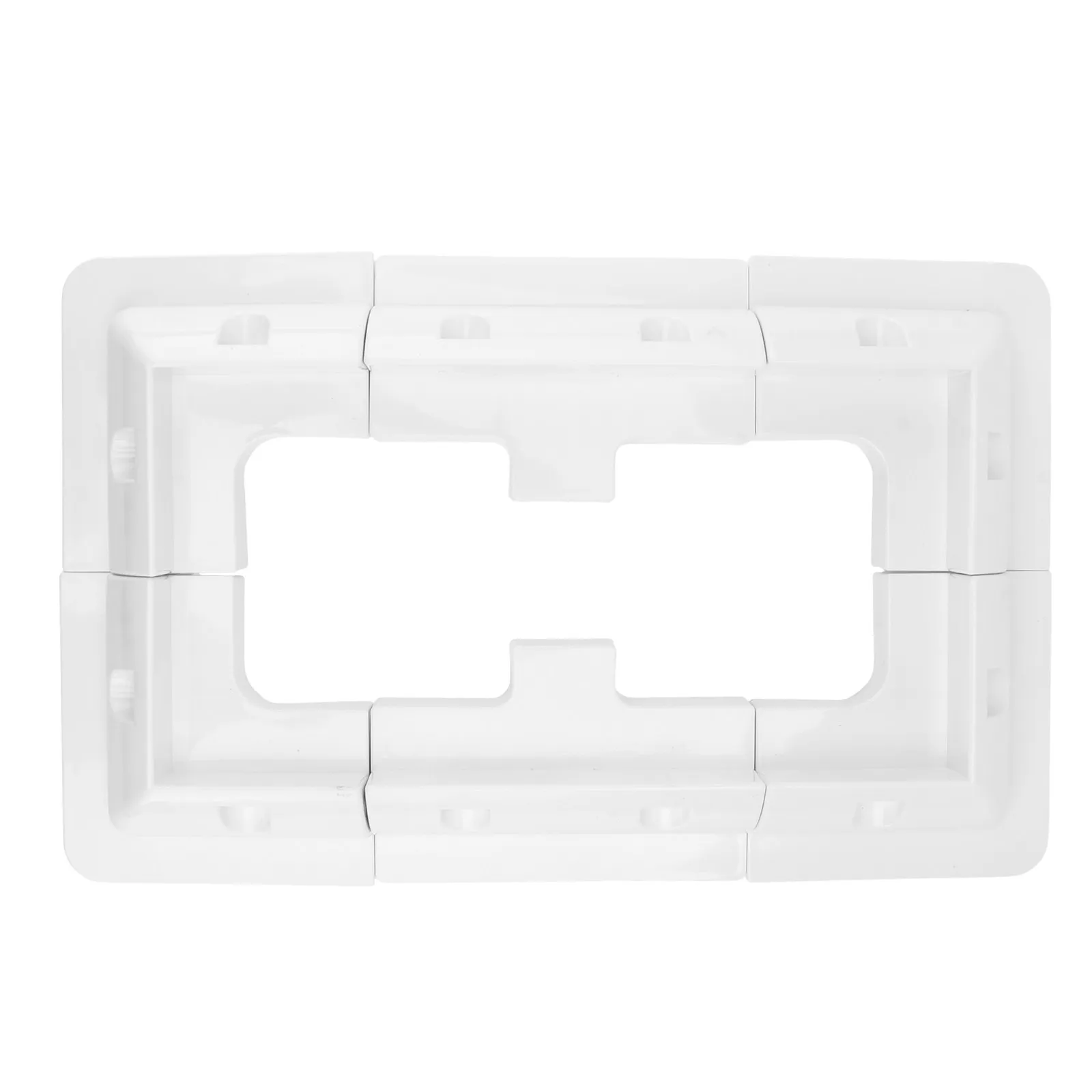 Solar Panel Mounting Brackets 1 Set ABS UV Resistant Waterproof No Drill for RV Boat Camper Flat Roof