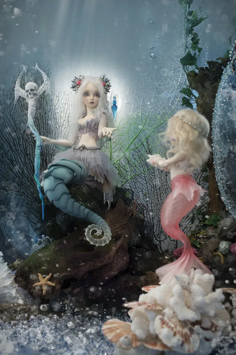 دمية دولهوا BJD الجديدة 1/4 BJD دمى فرس البحر جسم سيا مفصل كروي متاح #4