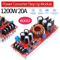 Power Converter Step Up Module In DC10-60V Out 12-83V Boost Converter Adjustable 1200W 20A DC DC Converter Boost