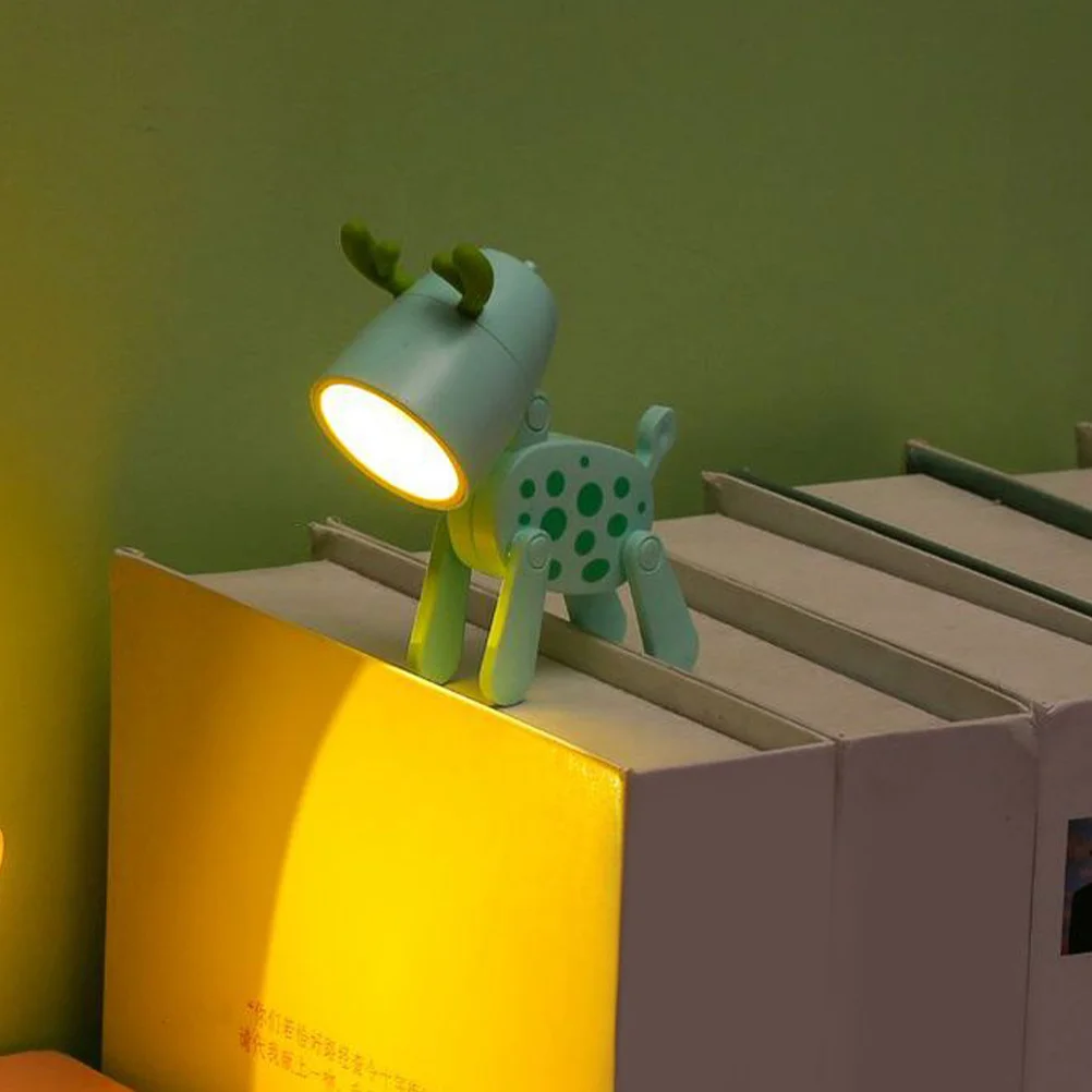 

Deer Night Led Warm Bedside Lamp For Kids Room Night Light Decor Cartoon Animal Table Light Decorative Nursery Gift