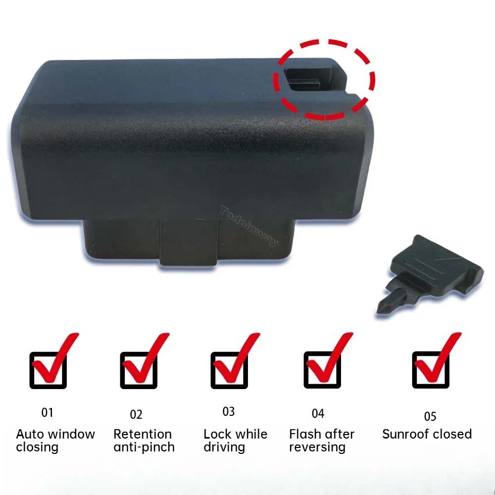 Auto Obd Speed Lock Plug and Play Intelligen Car Door Closing Kit  for Toyota CHR Levin 2021 Wildlander Izoa Interior Trim