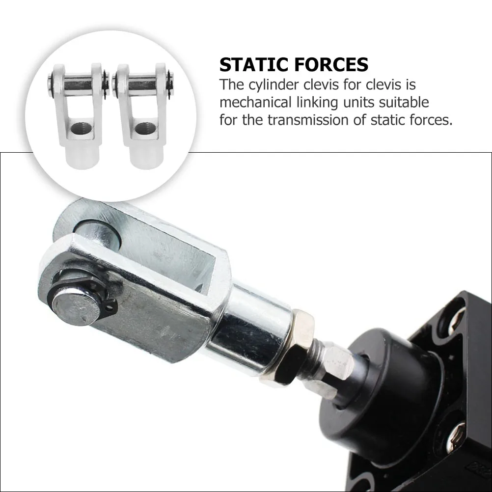 

5 pcs Accessory Y Type Connector Clevis Mount Yoke Female Thread Industrial Quick Fitting Air Cylinder Rod Clevis Carbon Steel Y