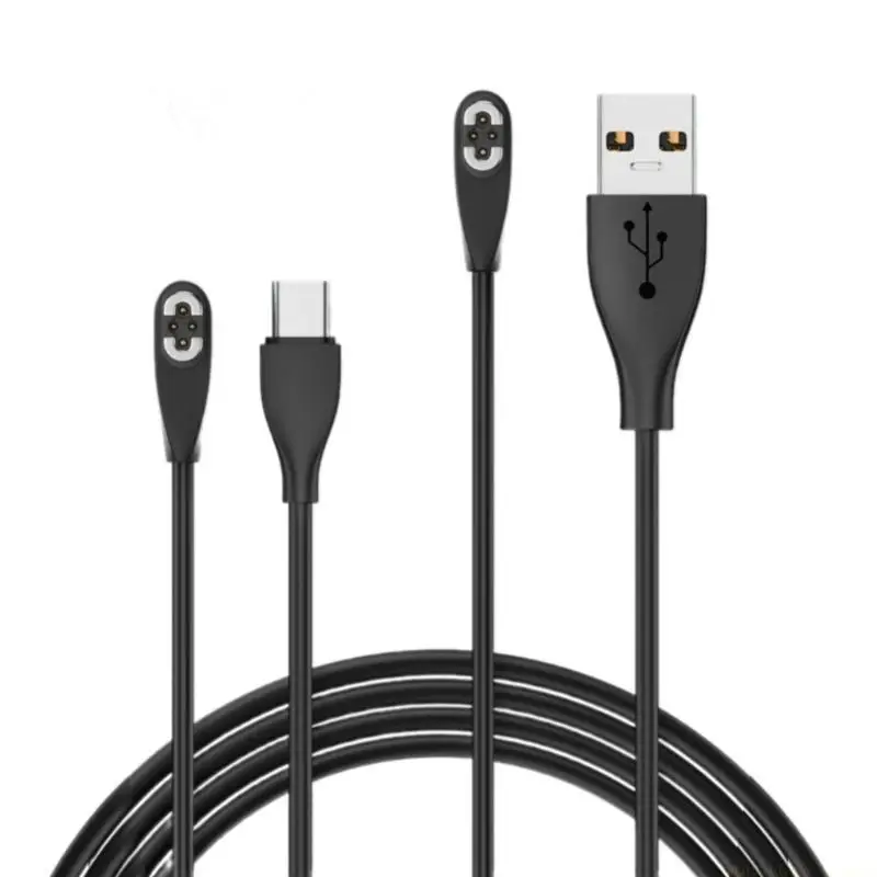 F62C Convenient USB Charging Wire Cord Connection Power Adapter Suitable for OpenSwim S710 Bone Conduction Earphones